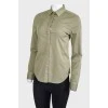 Olive shirt with tag