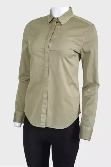 Olive shirt with tag