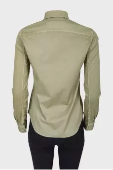 Olive shirt with tag