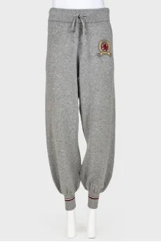 Flood wool trousers
