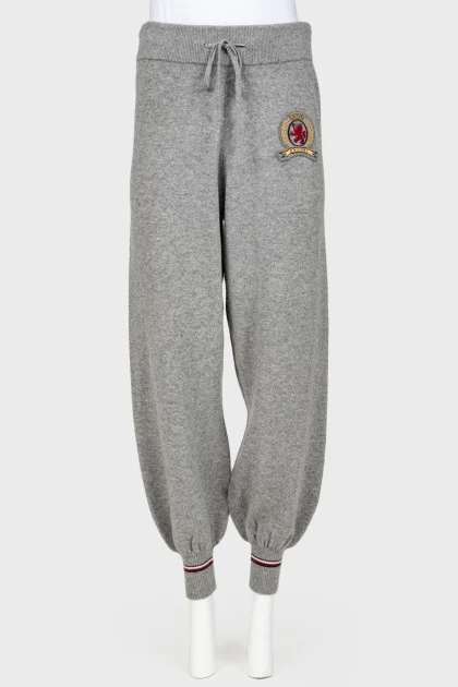 Flood wool trousers