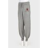 Flood wool trousers