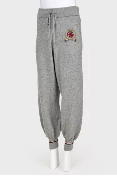 Flood wool trousers