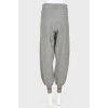 Flood wool trousers
