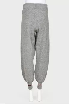 Flood wool trousers