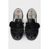 Children's slip-ons with ruffles
