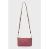 Red quilted bag