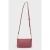 Red quilted bag