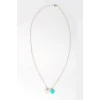 Heart-shaped pendant chain