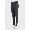 Leggings with zippers underneath
