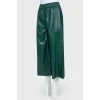 Eco-leather culottes