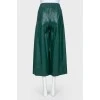 Eco-leather culottes