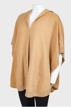 Hooded cape