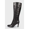 Brand logo boots