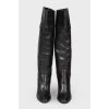 Brand logo boots