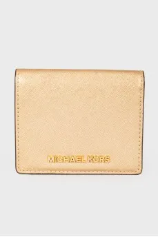 A golden wallet