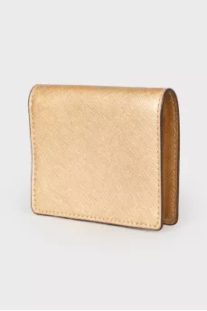A golden wallet