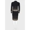 Gold lurex gradient suit