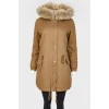 Fur inside jacket
