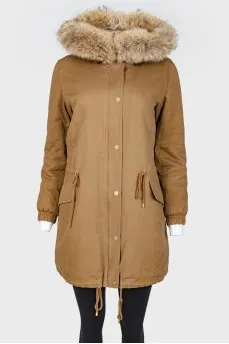 Fur inside jacket