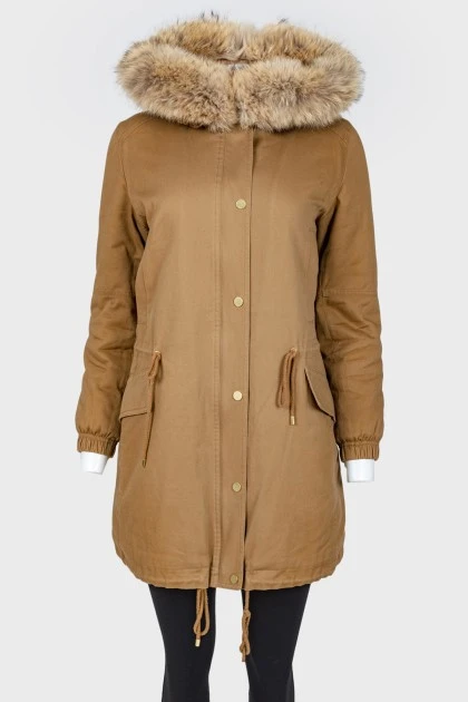 Fur inside jacket