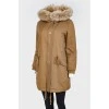 Fur inside jacket
