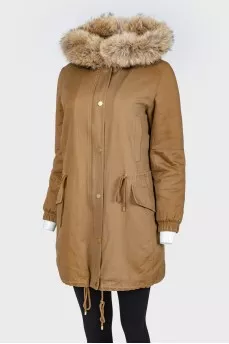 Fur inside jacket
