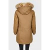Fur inside jacket