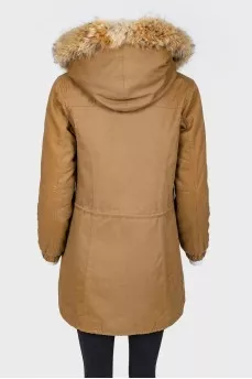 Fur inside jacket