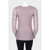Pale mauve cashmere pullover