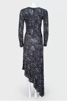 Asymmetrical long dress