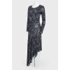 Asymmetrical long dress