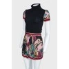 Short dress with print