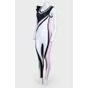 Sporty overalls with a tag
