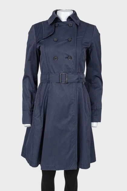 Double-breasted trench coat