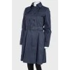 Double-breasted trench coat