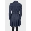 Double-breasted trench coat
