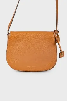 Brown leather bag
