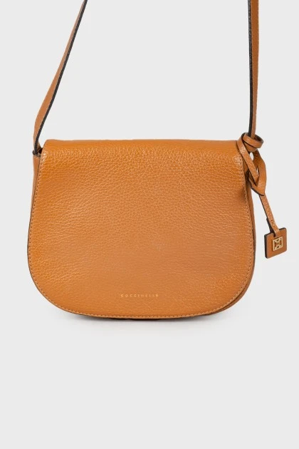 Brown leather bag