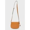 Brown leather bag