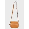 Brown leather bag