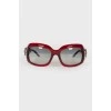 Pink flowers sunglasses