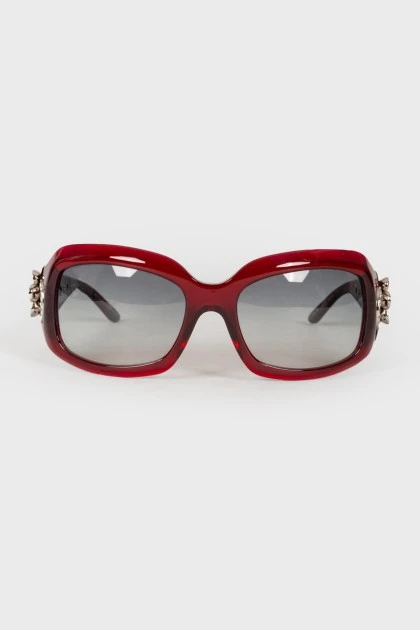 Pink flowers sunglasses