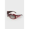 Pink flowers sunglasses