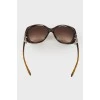Sunglasses with rhinestones