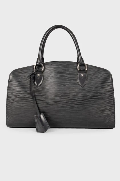 Black Epi Leather Jasmin Bag