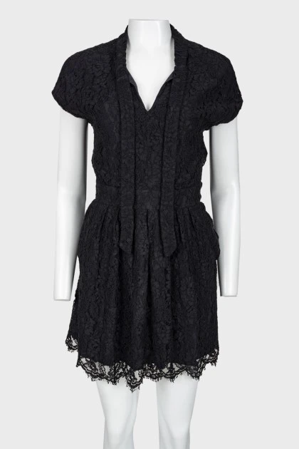 Lace fitted dress