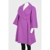 Violet fitted coat