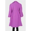 Violet fitted coat