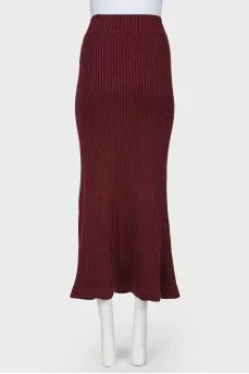 Knitwood skirt on buttons